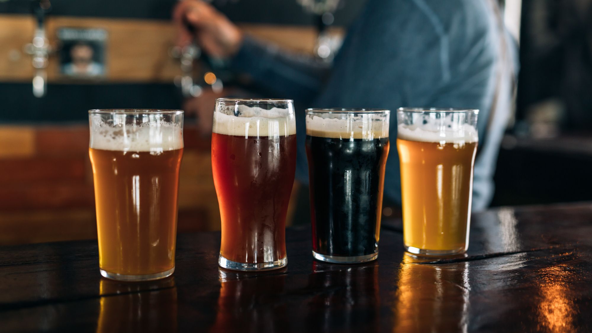 Fondo de categorías de cerveza